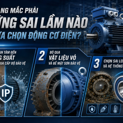 Lựa Chọn Động Cơ Điện Cho Môi Trường Khắc Nghiệt: Những Sai Lầm Cần Tránh
